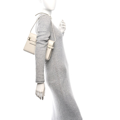 Saint Laurent Smooth Calfskin Small Manhattan Shoulder Bag Crema Soft 2 of 10