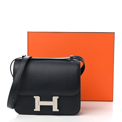 Hermes Epsom Constance 24 Bleu Indigo 10 of 10