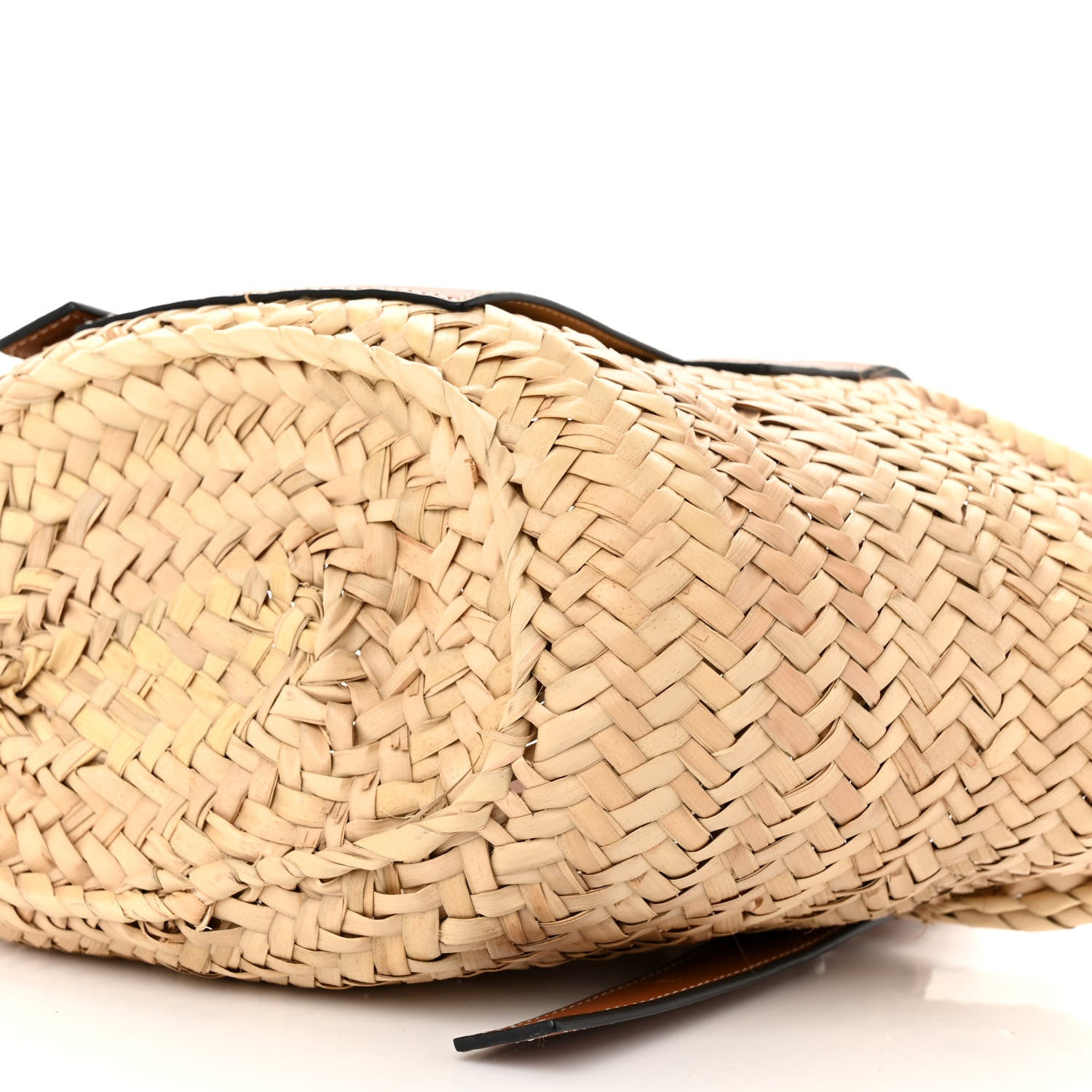 Loewe Raffia Small Basket Tote Bag Natural Tan 8 of 8