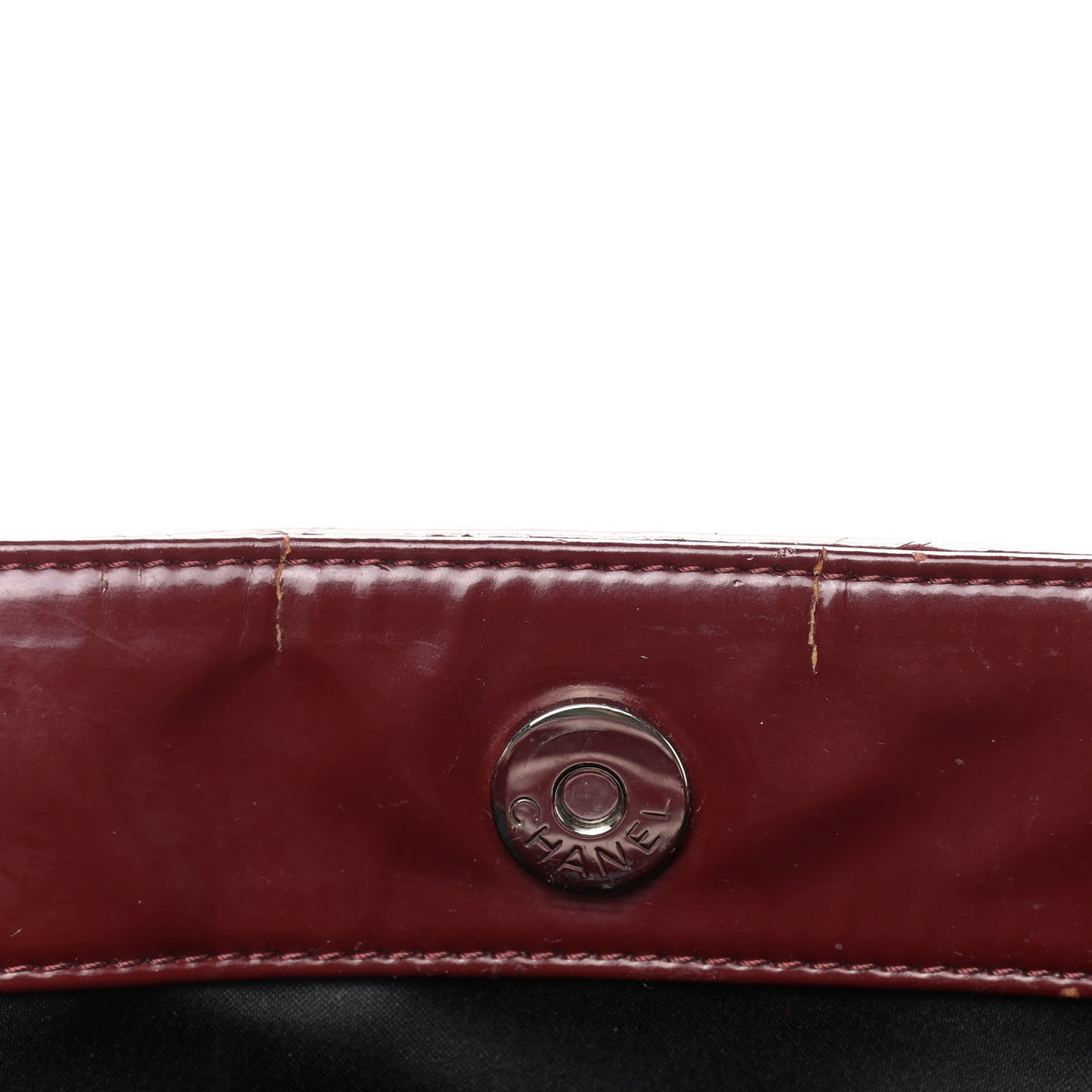 Vinyl Coco Ming Tote Dark Red