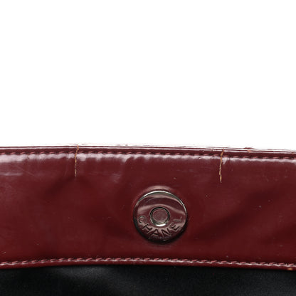 Chanel Vinyl Coco Ming Tote Dark Red 17 of 19