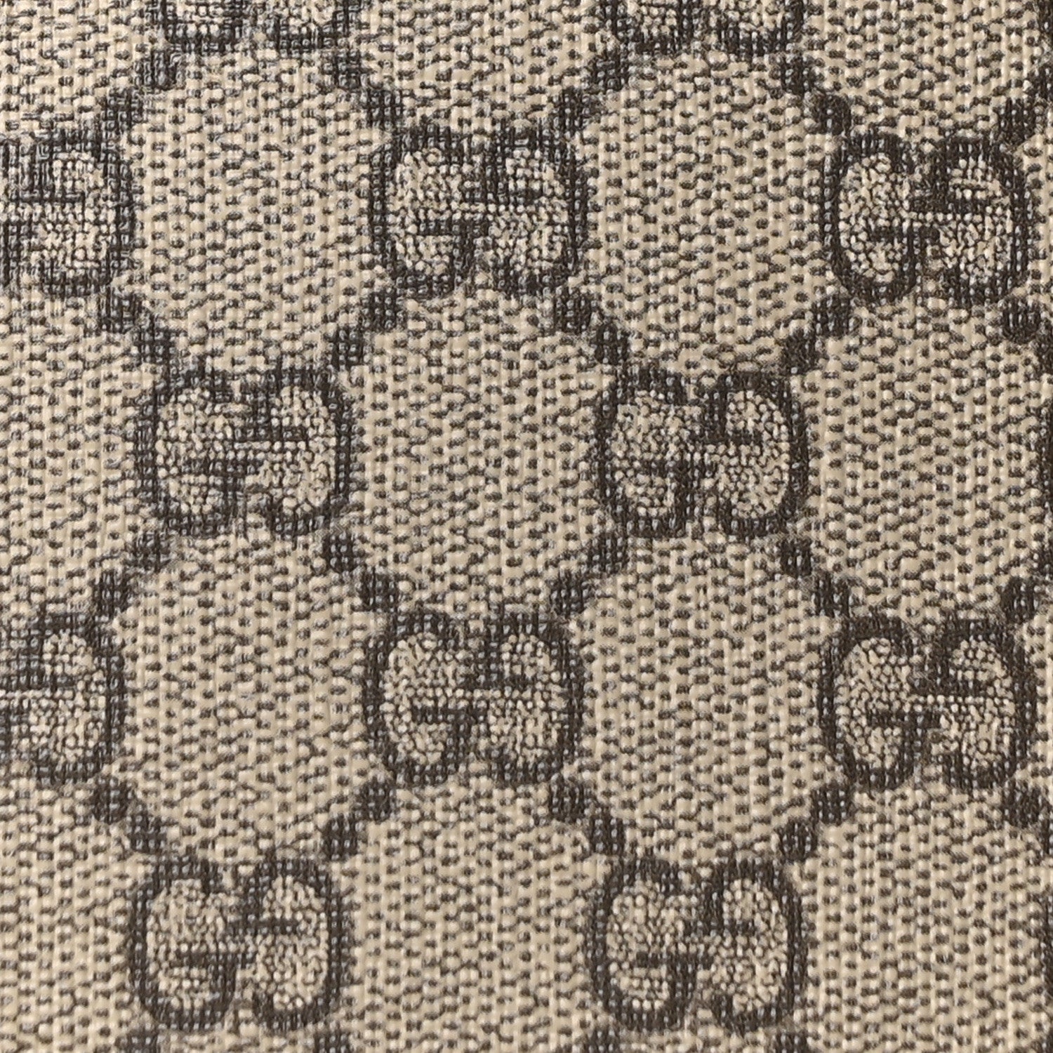 Gucci GG Supreme Monogram Textured Dollar Calfskin Small Detail Tote Beige Ebony New Acero 8 of 10