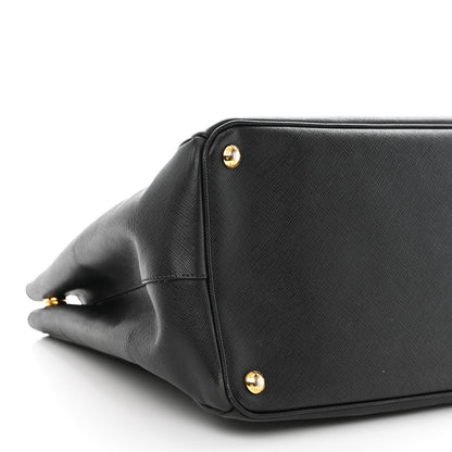 Prada Saffiano Lux Large Tote Black 10 of 13