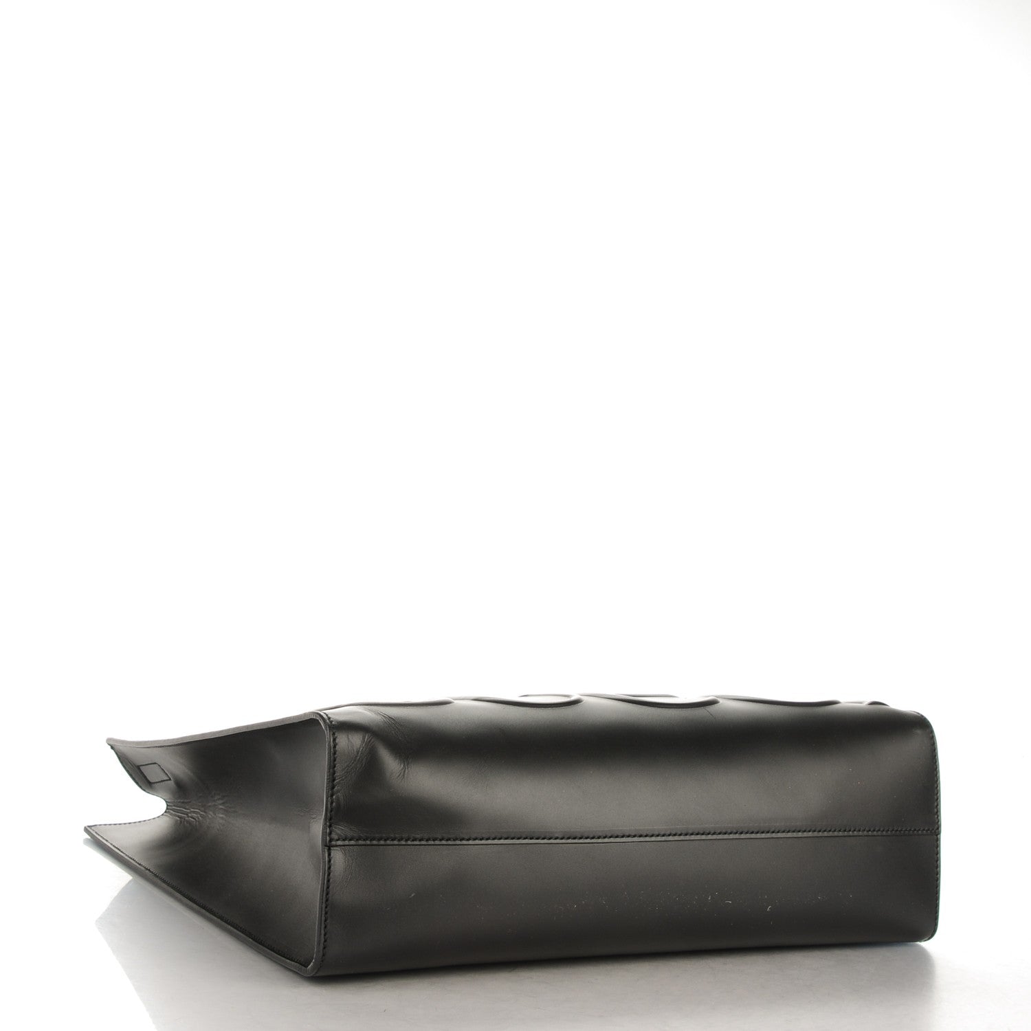 Gucci Calfskin Embossed Medium XL Tote Black 4 of 7