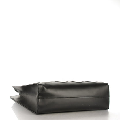 Gucci Calfskin Embossed Medium XL Tote Black 4 of 7