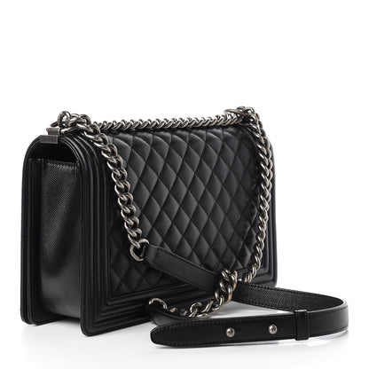 Chanel Caviar Quilted New Medium Boy Flap Black 3 of 11