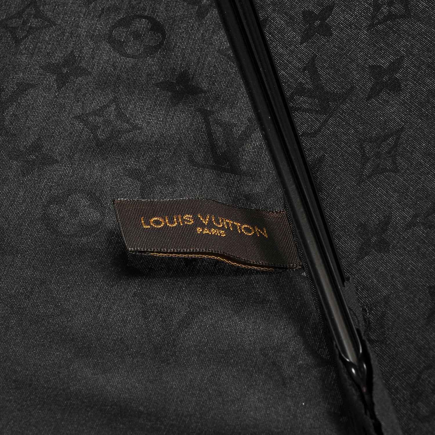 Louis Vuitton Monogram Parasol Parapluie Umbrella Black 7 of 8