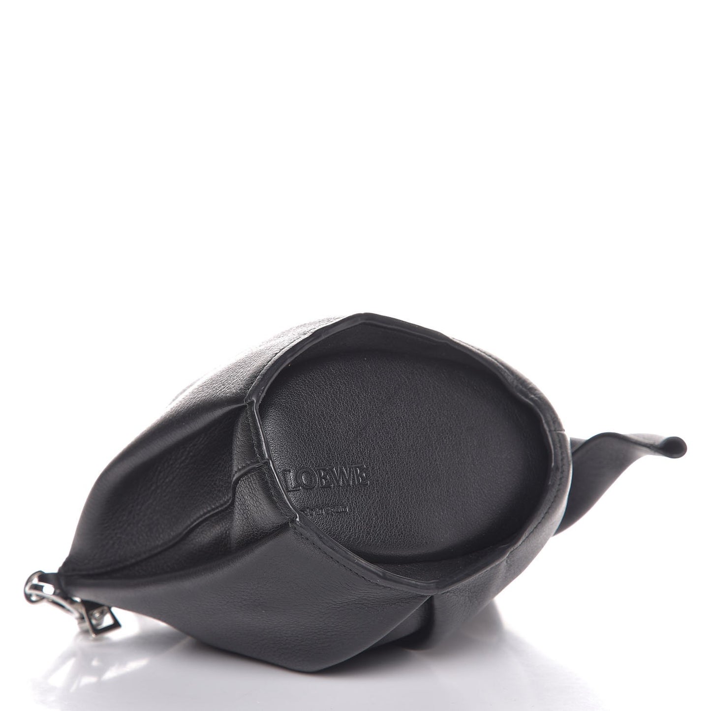 Calfskin Mini Elephant Crossbody Bag Black