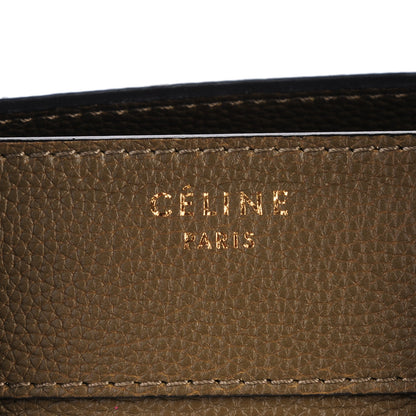 Celine Drummed Calfskin Micro Luggage Jungle 6 of 9