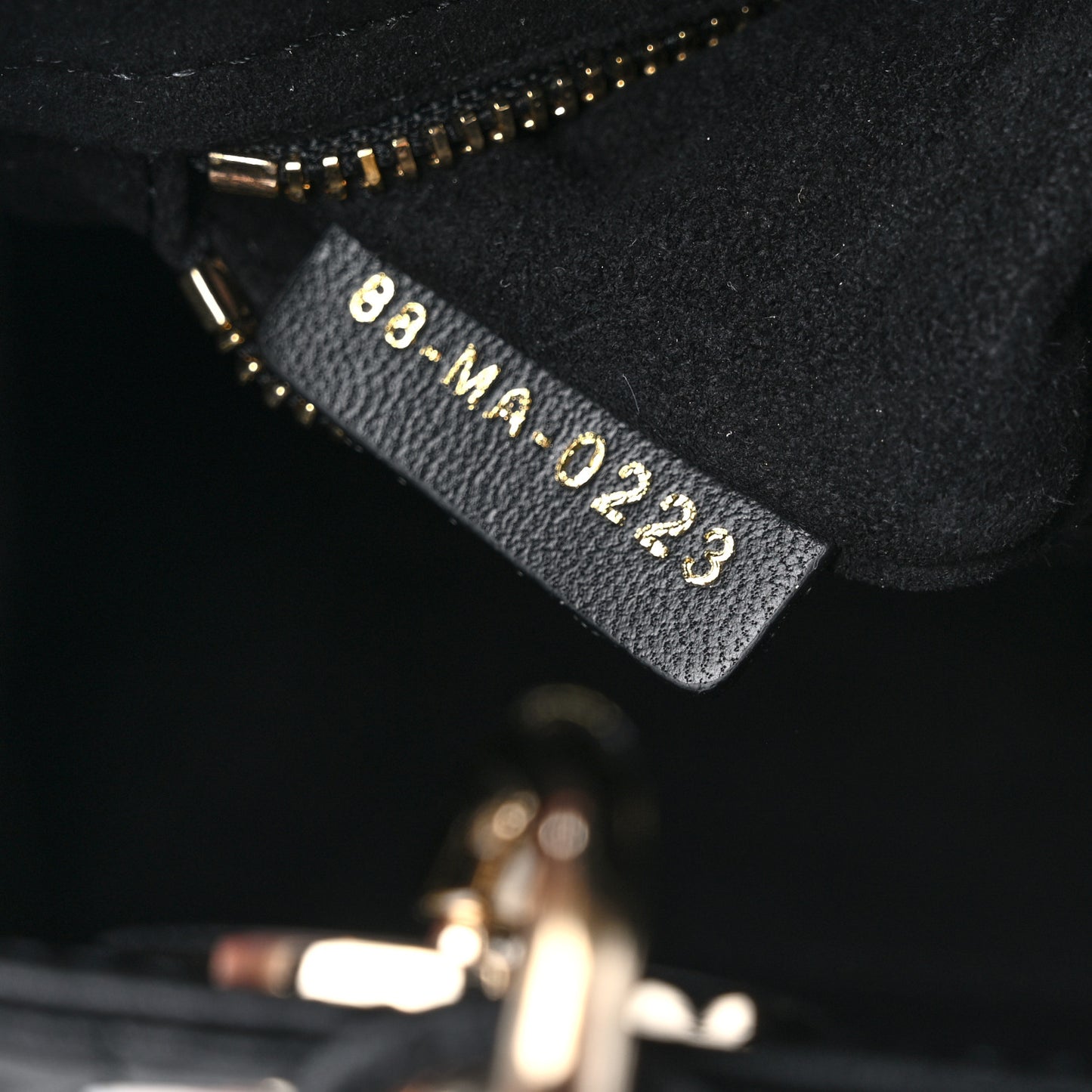 Lambskin Cannage Small My ABCDior Lady Dior Black