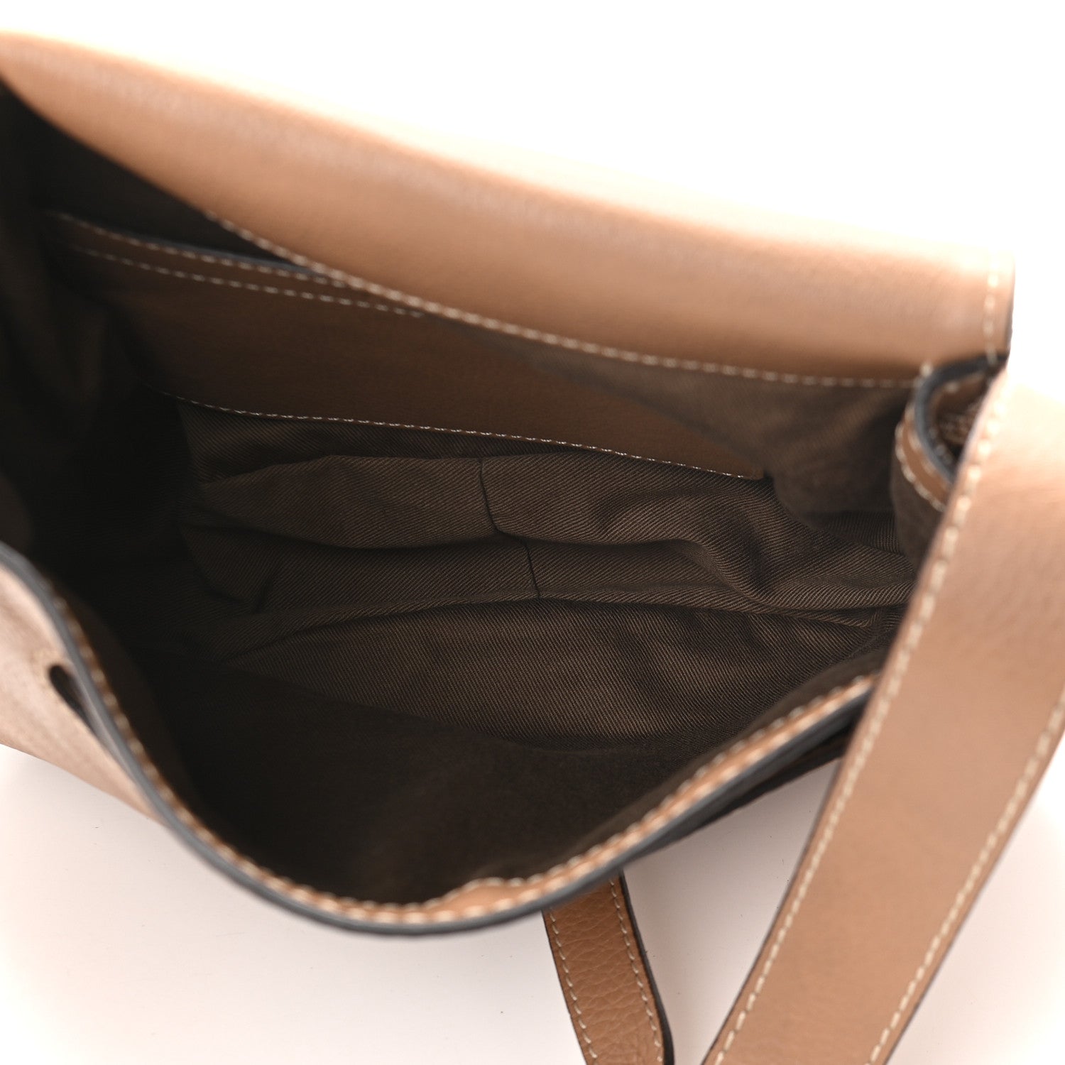 Chloe Calfskin Medium Marcie Round Crossbody Bag Nut 4 of 10