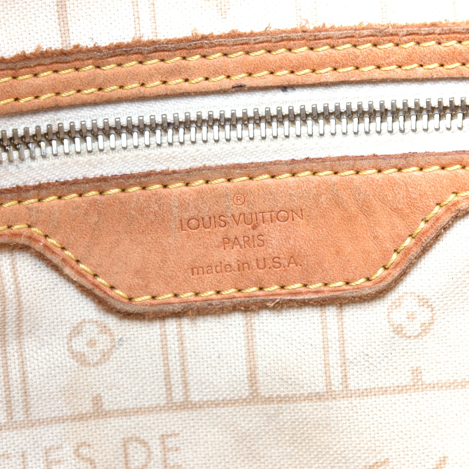 Louis Vuitton Damier Azur Neverfull MM 6 of 9