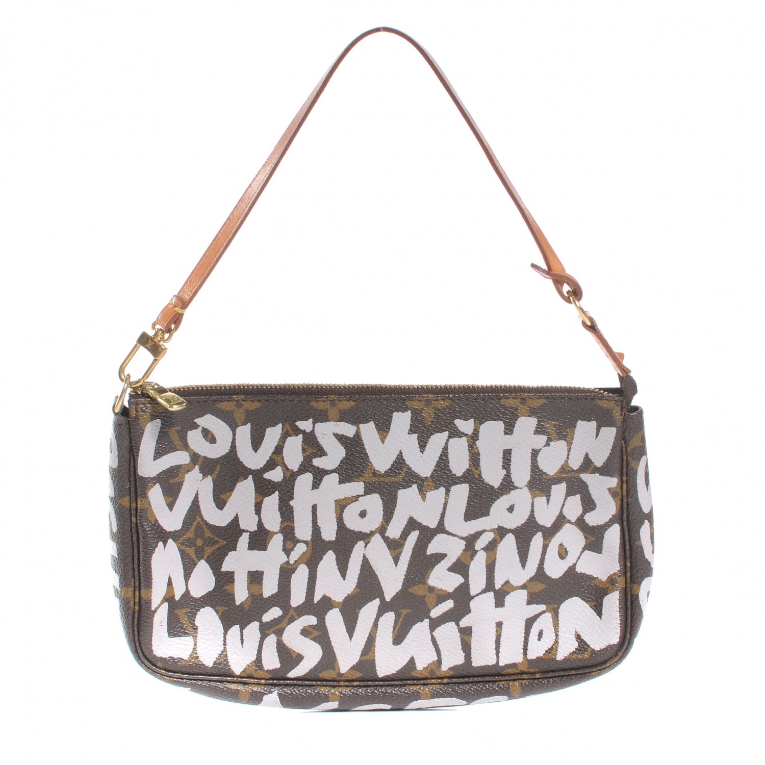 Louis Vuitton Monogram Graffiti Pochette Accessories Silver 1 of 7