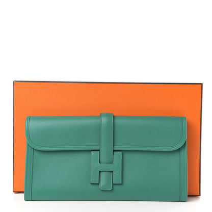 Hermes Evercolor Jige Elan 29 Clutch Vert Vertigo 8 of 8