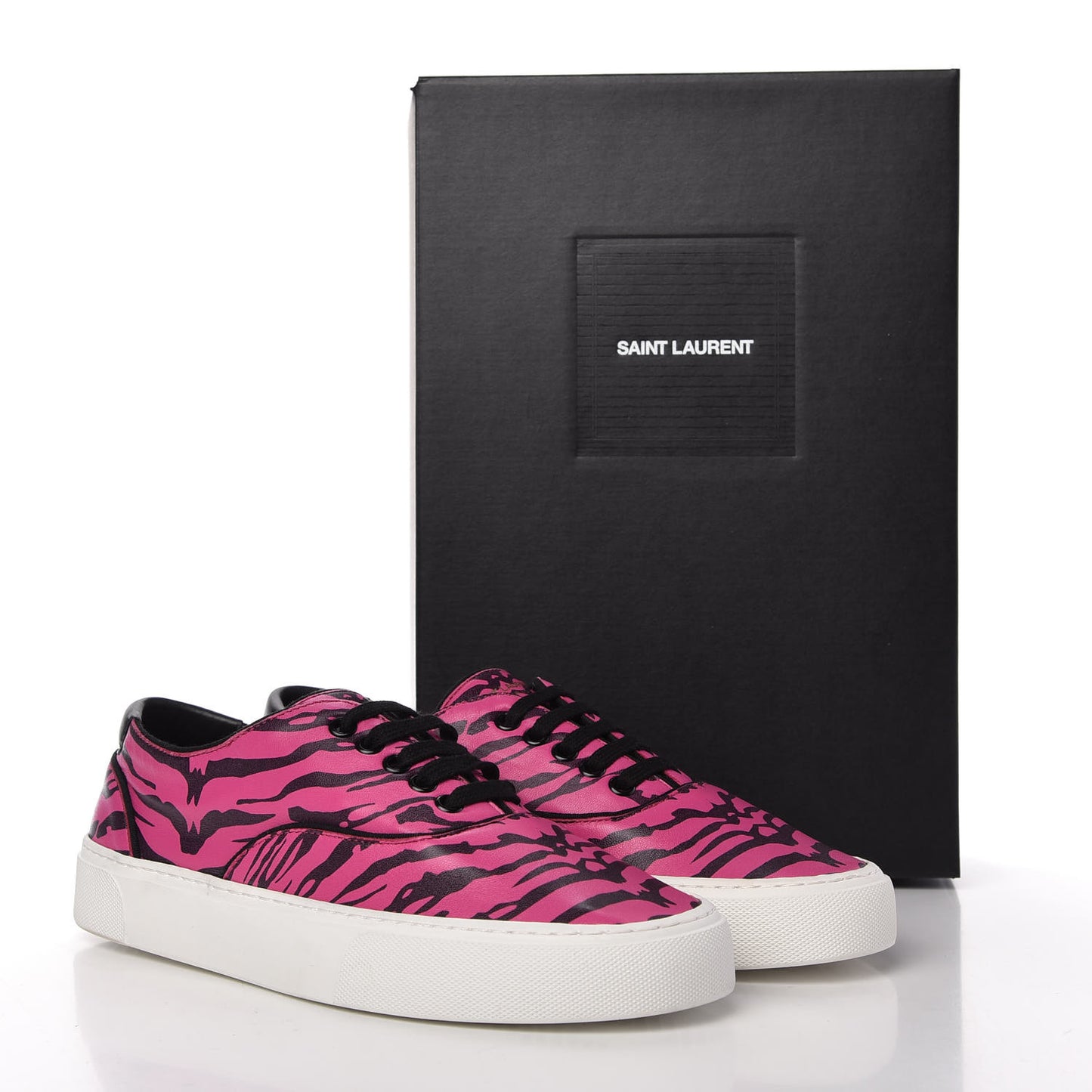 Nappa Zebra Venice Sneakers 39 Fuchsia Black