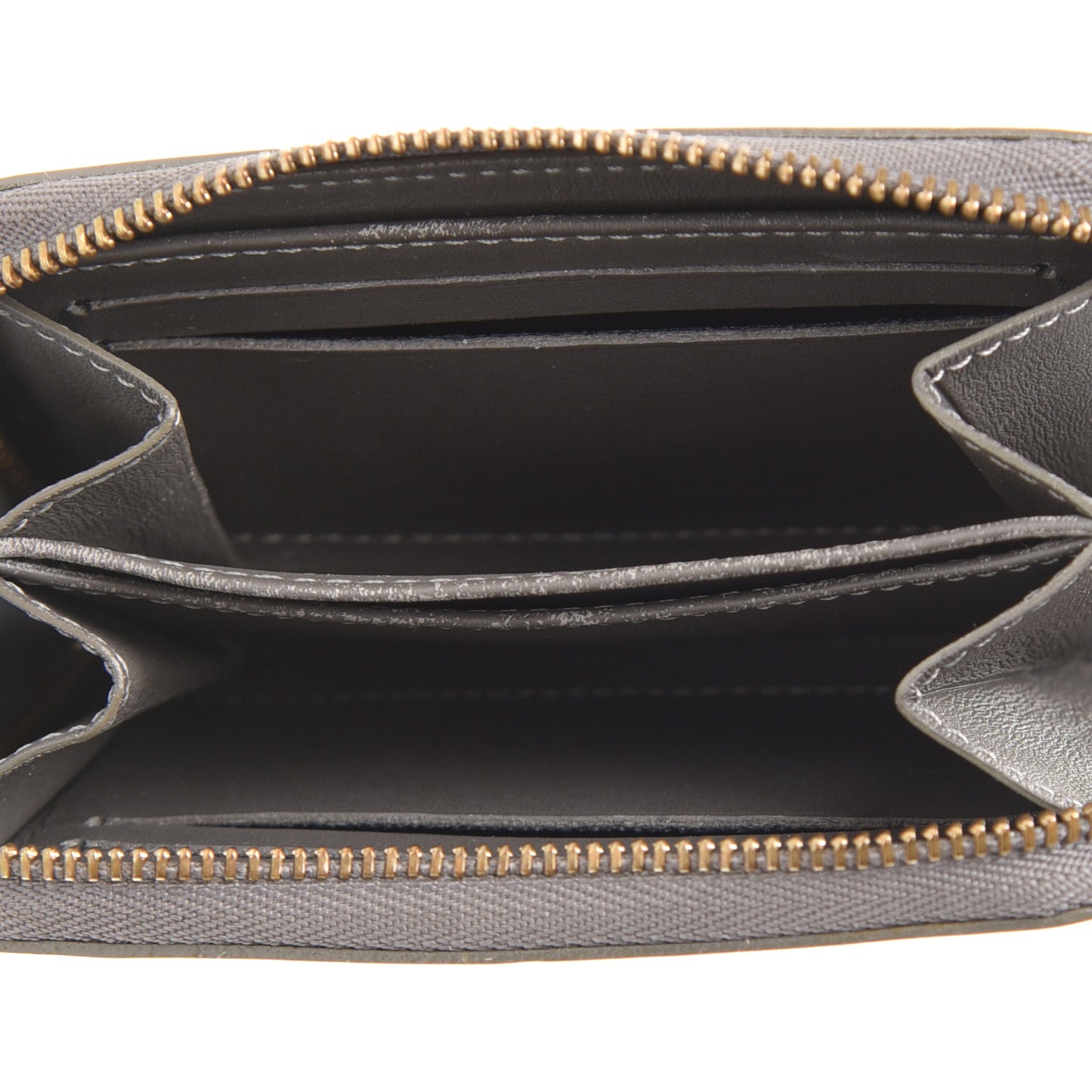 Vernis Zippy Coin Purse Wallet Gris Art Deco