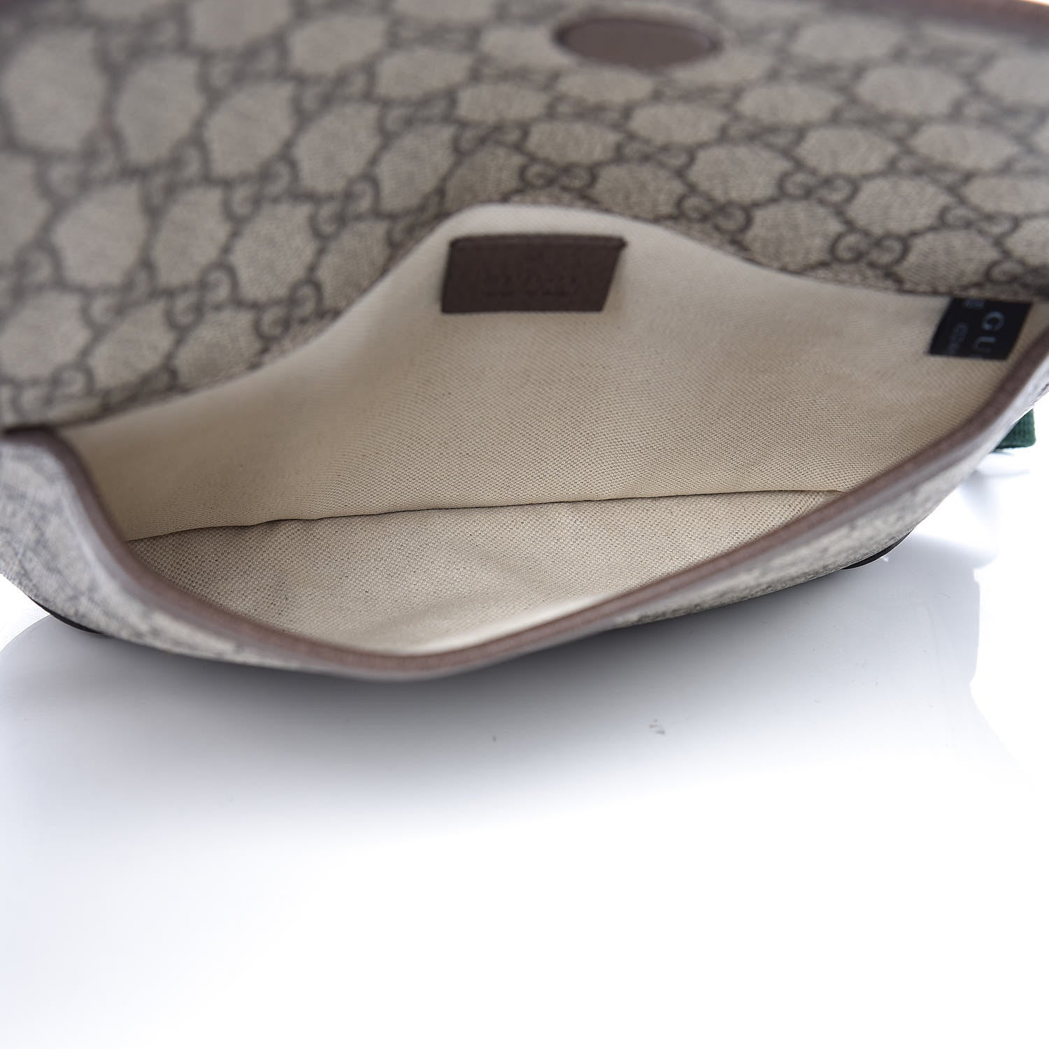 Gucci GG Supreme Monogram Neo Vintage Web Belt Bag Brown 5 of 9