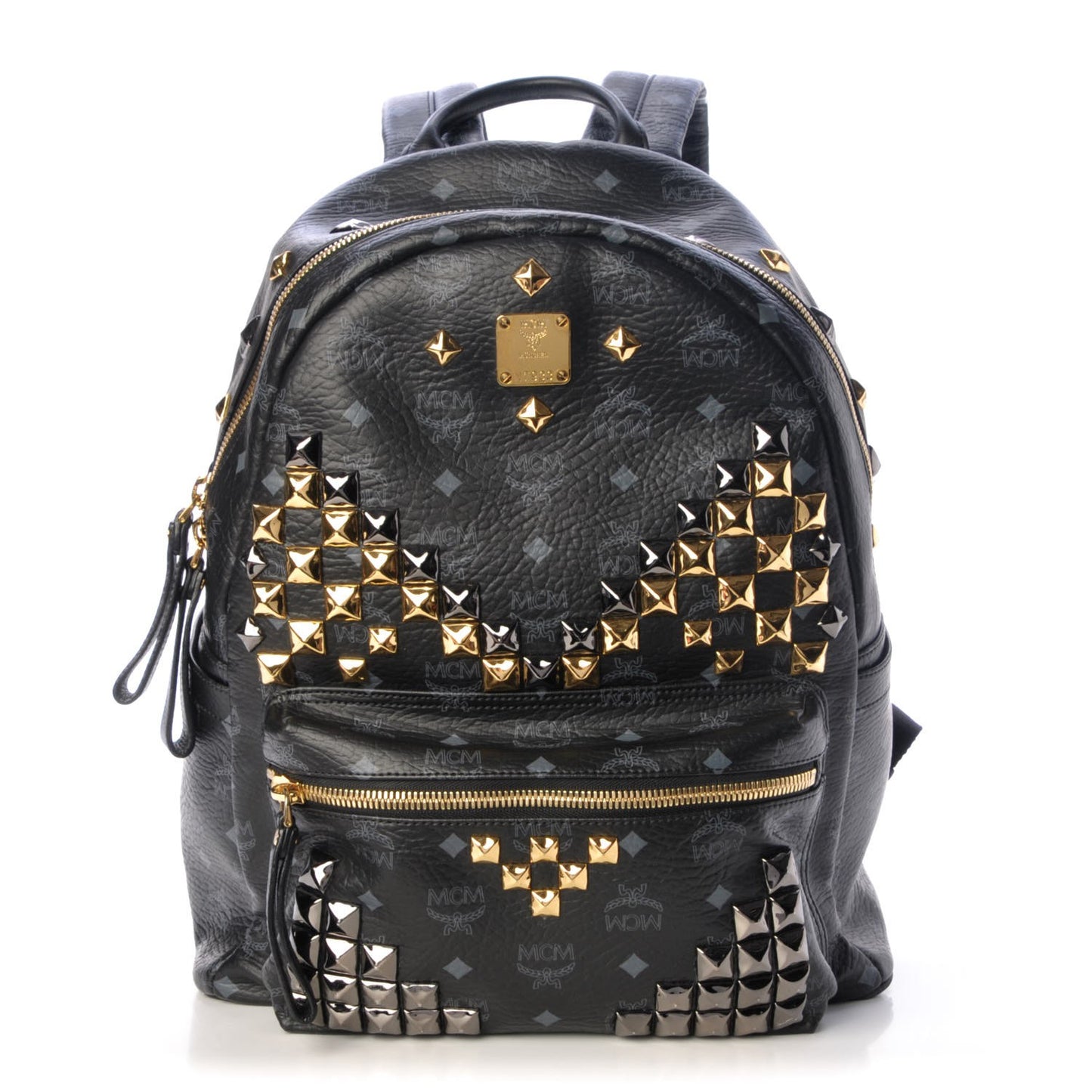 Visetos Studded Medium Stark M Backpack Black