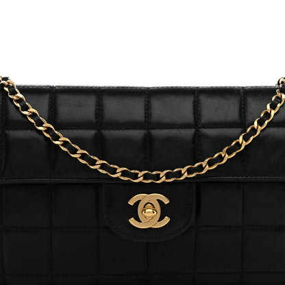 Chanel Lambskin East West Chocolate Bar Flap Black 8 of 10