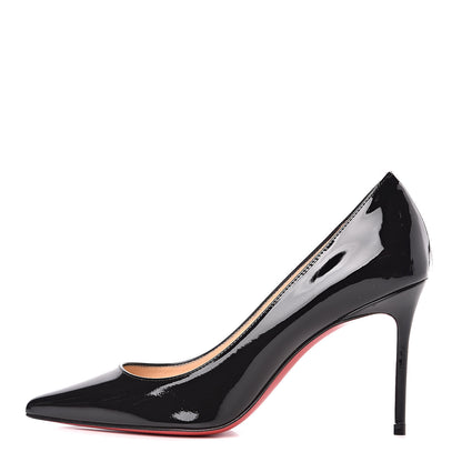 Christian Louboutin Patent Decollete 554 85 Pumps 36 Black 1 of 7