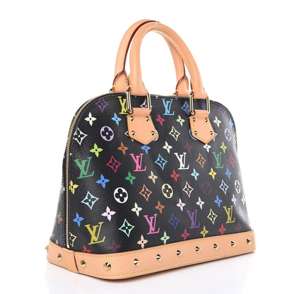 Louis Vuitton Monogram Multicolor Alma Black 3 of 10