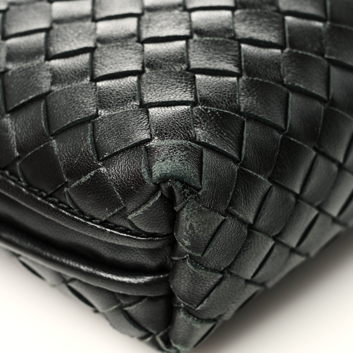 Bottega Veneta Nappa Intrecciato Nodini Crossbody Messenger Black 13 of 14
