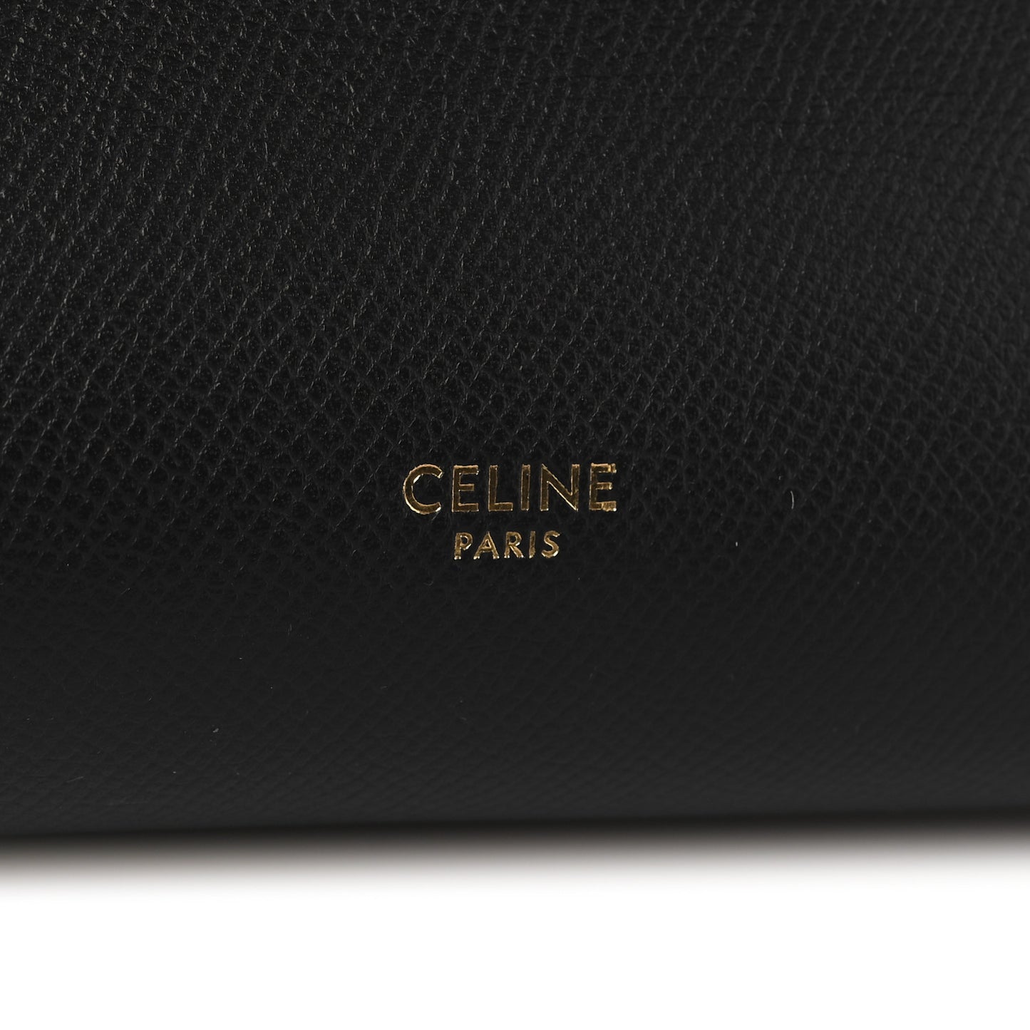 Grained Calfskin Mini Belt Bag Black