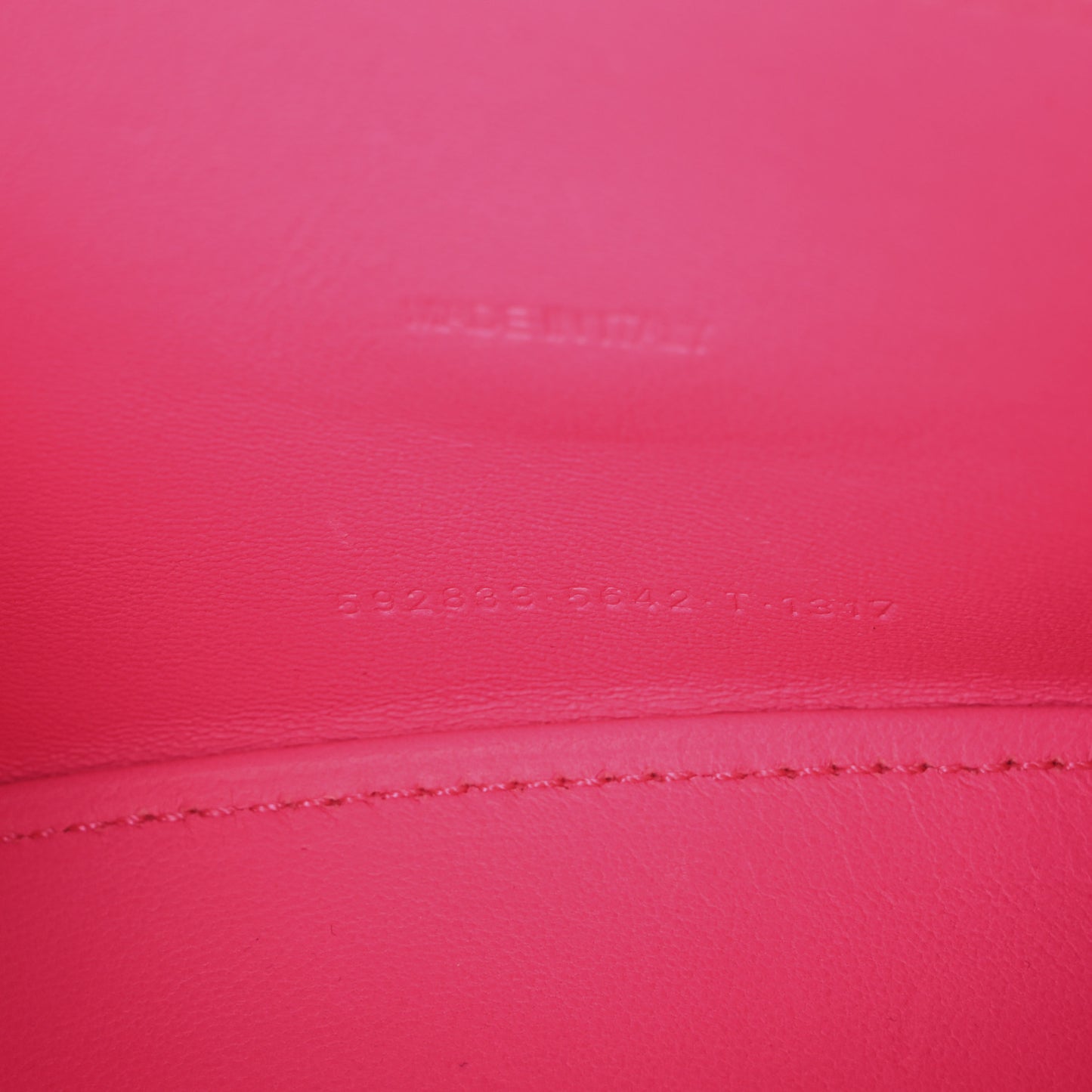 Shiny Box Calfskin Hourglass Top Handle Bag XS Hot Pink