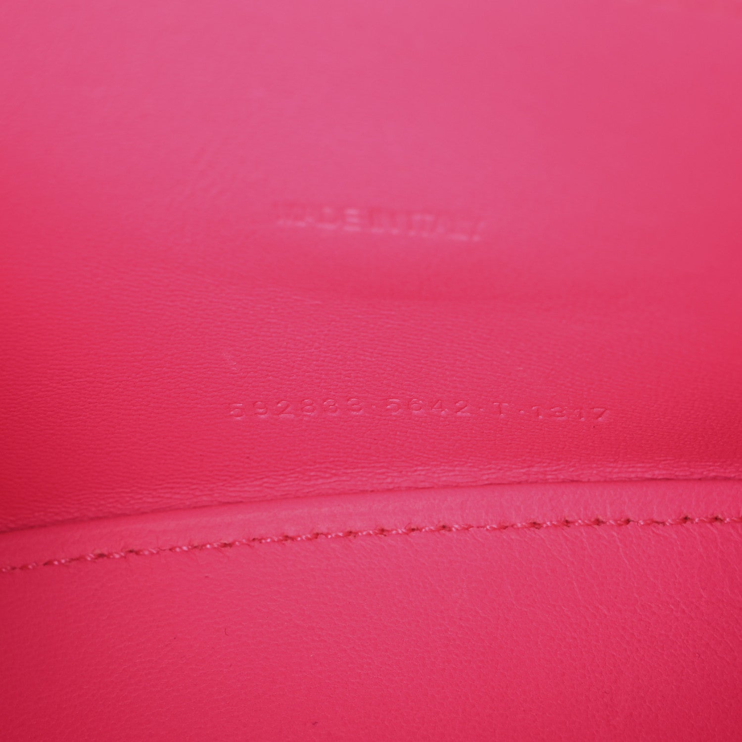 Balenciaga Shiny Box Calfskin Hourglass Top Handle Bag XS Hot Pink 8 of 11