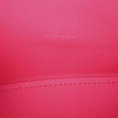 Balenciaga Shiny Box Calfskin Hourglass Top Handle Bag XS Hot Pink 8 of 11