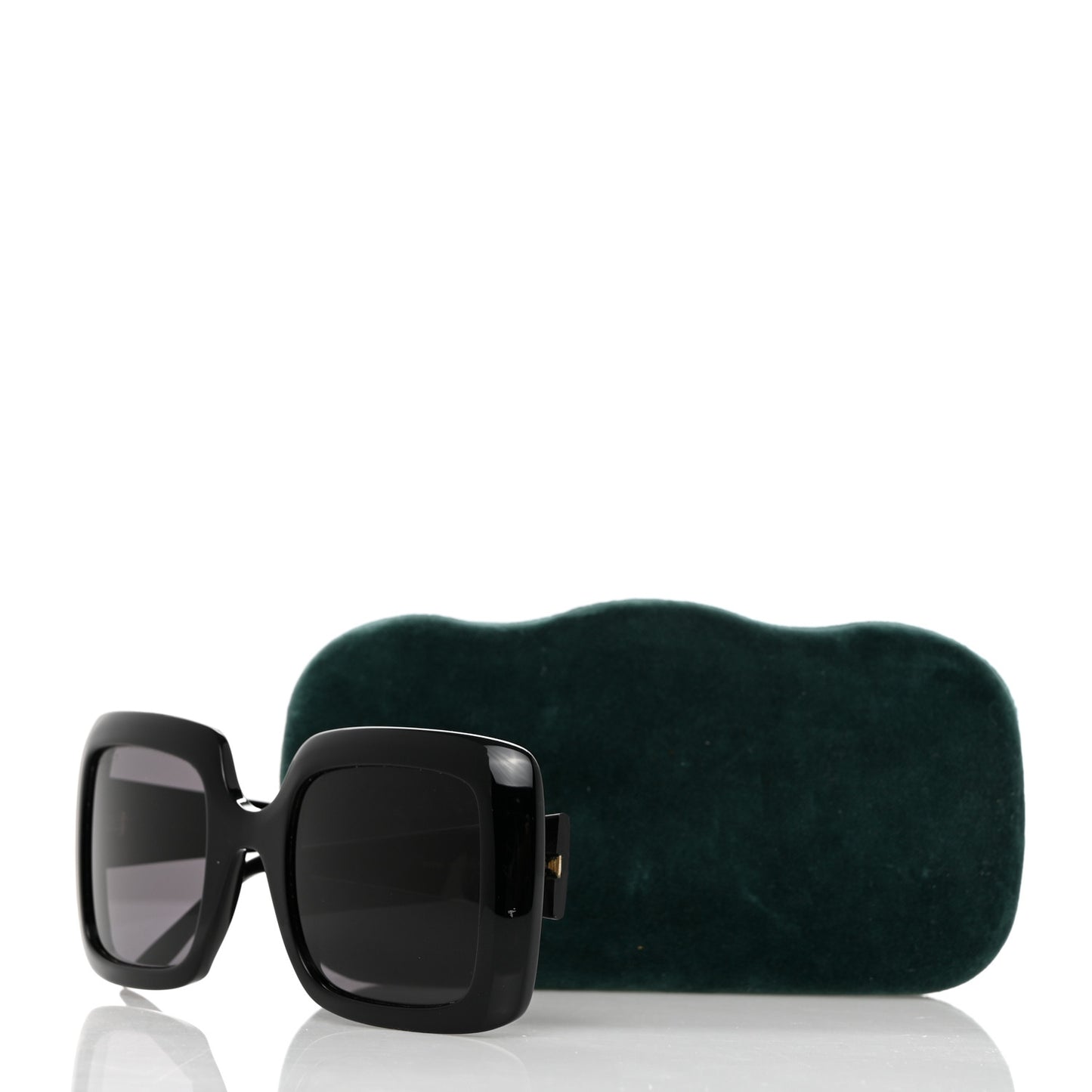 Acetate Square Frame Sunglasses GG0896S Black