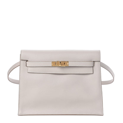 Hermes Evercolor Kelly Danse II Belt Bag Gris Perle 1 of 11
