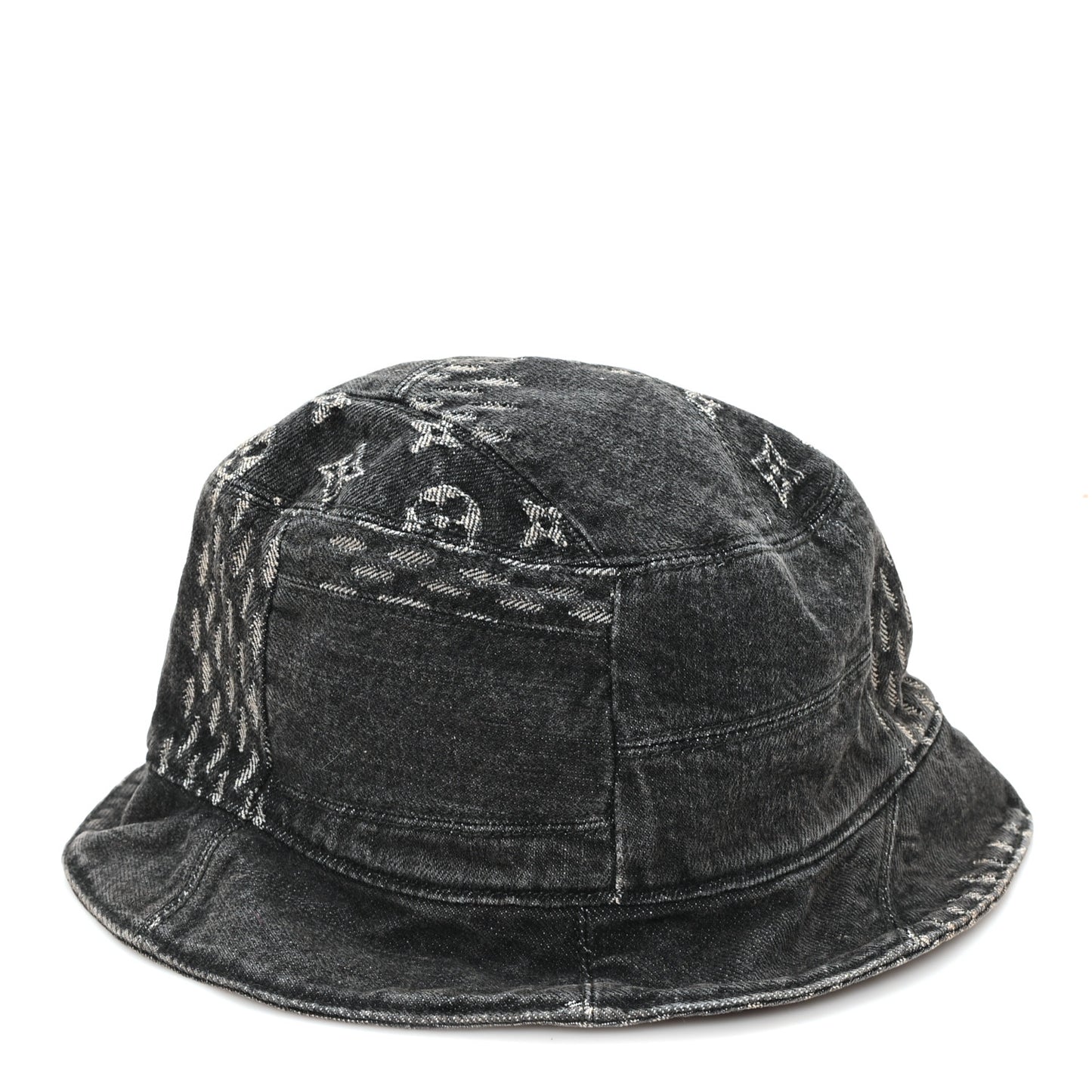 x NIGO Monogram Giant Denim Giant Damier Wave Sun Hat 60 Gray