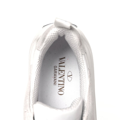 Valentino Garavani Calfskin Suede Mens Gumboy Sneakers 39 White 9 of 10
