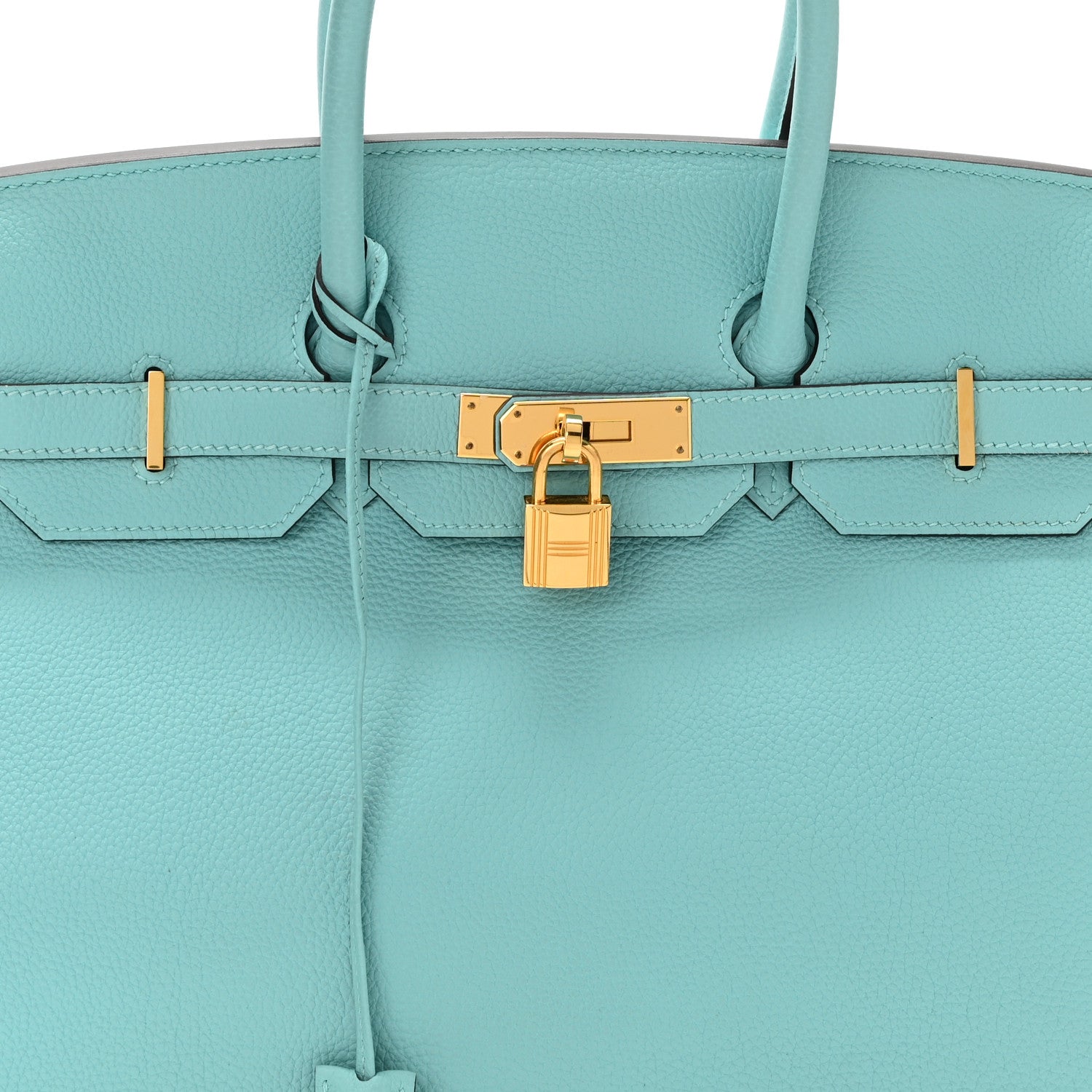Hermes Togo Birkin 35 Bleu Atoll 7 of 13