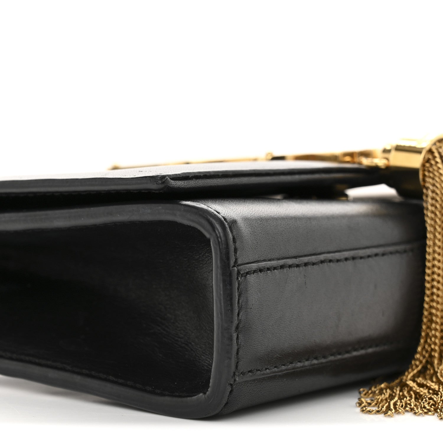 Saint Laurent Calfskin Small Classic Monogram Kate Tassel Satchel Black 9 of 14