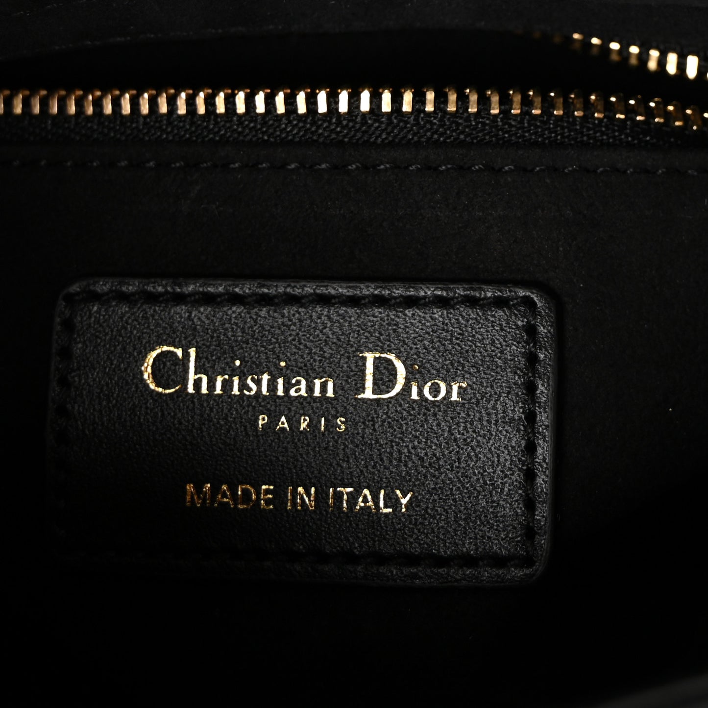 Lambskin Cannage Mini Lady Dior Black