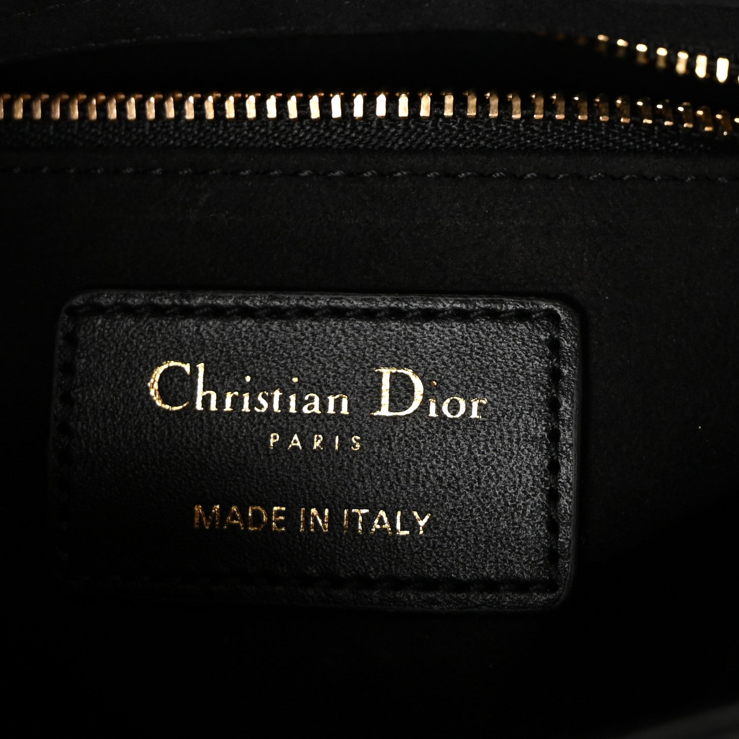Christian Dior Lambskin Cannage Mini Lady Dior Black 6 of 10