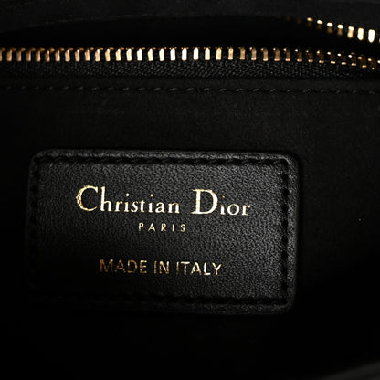 Christian Dior Lambskin Cannage Mini Lady Dior Black 6 of 10