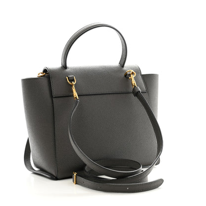 Celine Grained Calfskin Nano Belt Bag Grey 3 of 12