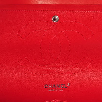 Chanel Lambskin Quilted Jumbo Double Flap Red 6 of 9