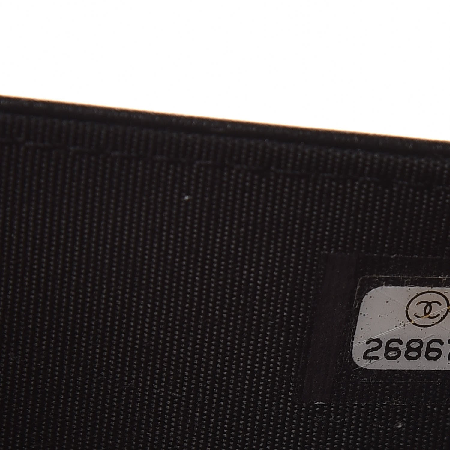 Chanel Caviar Quilted Boy Wallet On Chain WOC Black 8 of 13