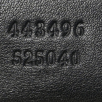 Gucci Calfskin Matelasse Medium GG Marmont Shoulder Bag Black 7 of 9