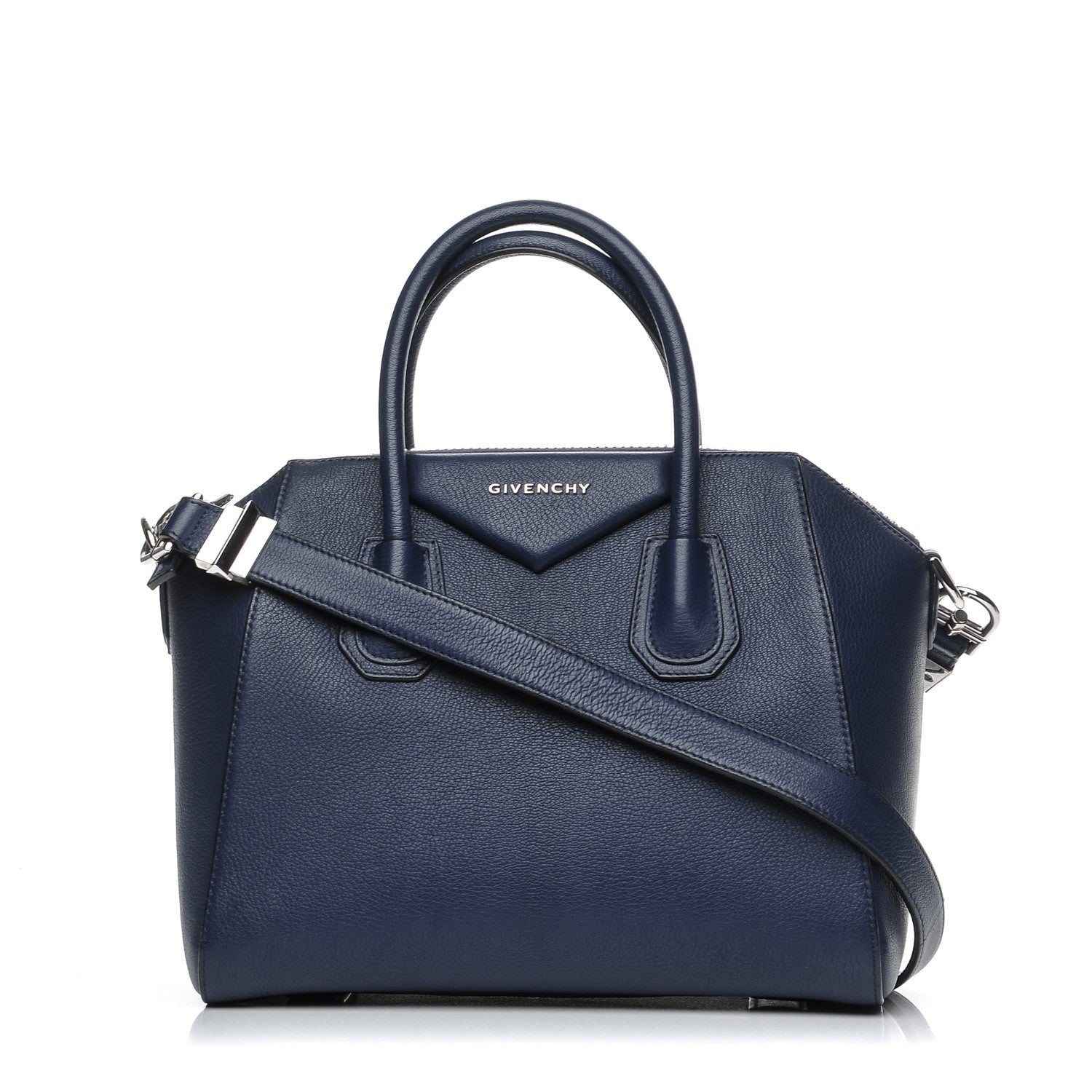 Givenchy Sugar Goatskin Small Antigona Deep Blue 1 of 9