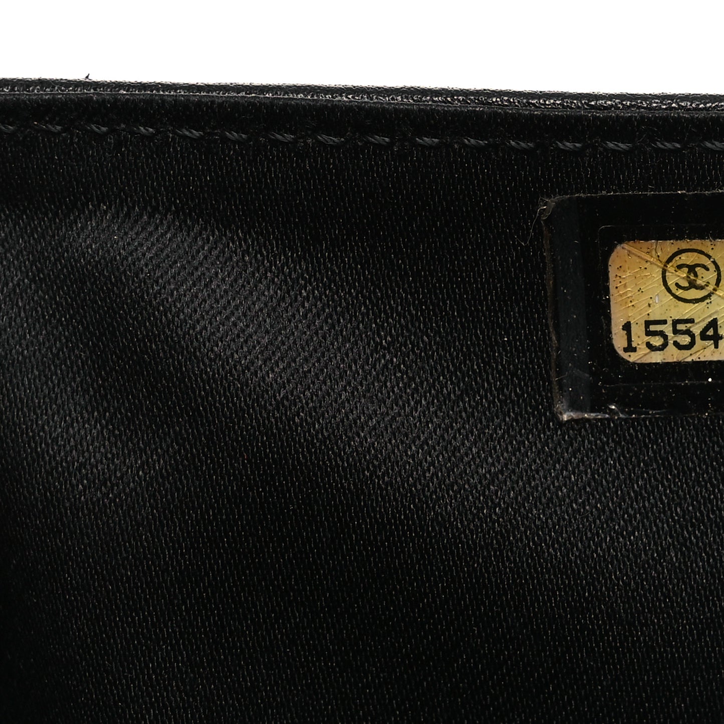 Patent Camellia Embossed Zipped Pocket Wallet Brown