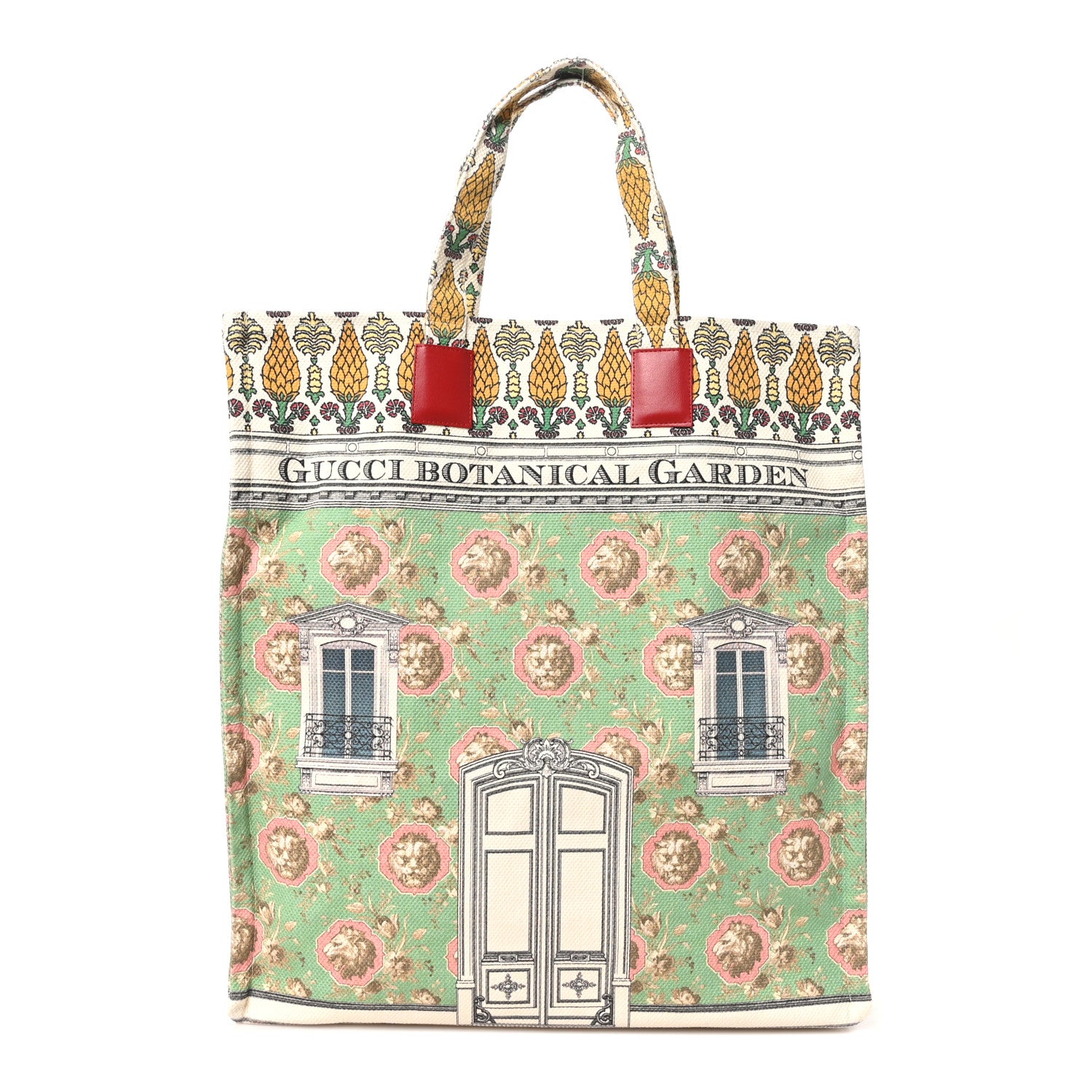 Gucci Canvas Botanical Garden Vertical Tote Multicolor 1 of 9