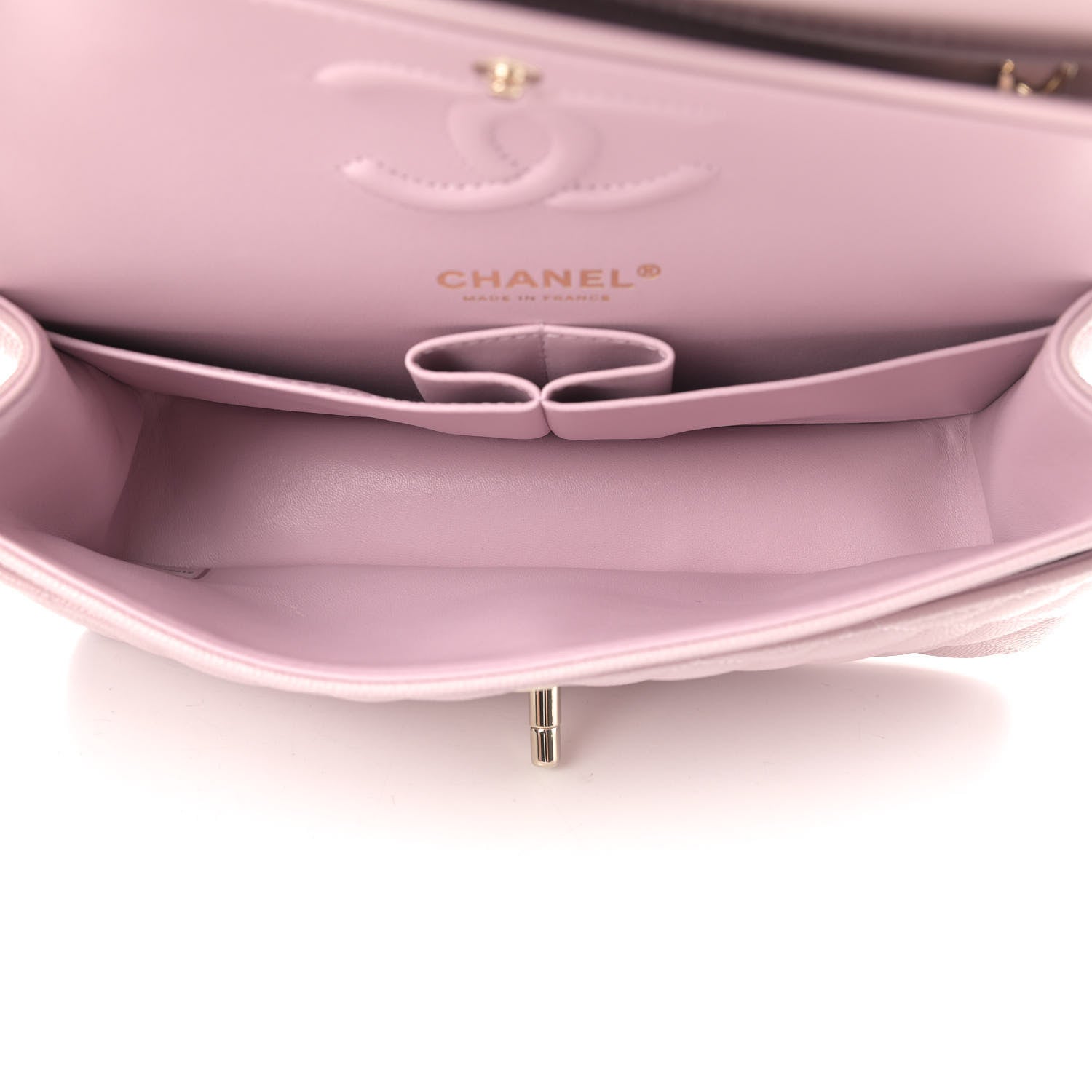 Chanel Caviar Quilted Small Double Flap Light Pink 4 of 4