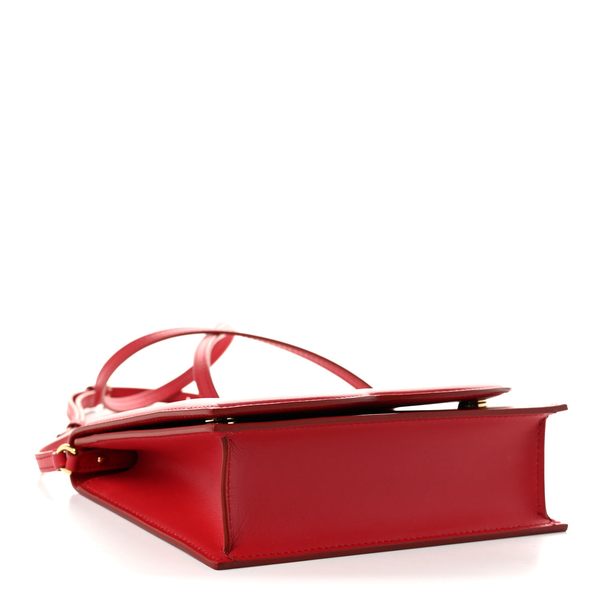 Calfskin DG Logo Flap Crossbody Bag Red