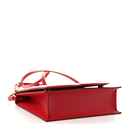 Dolce & Gabbana Calfskin DG Logo Flap Crossbody Bag Red 3 of 9