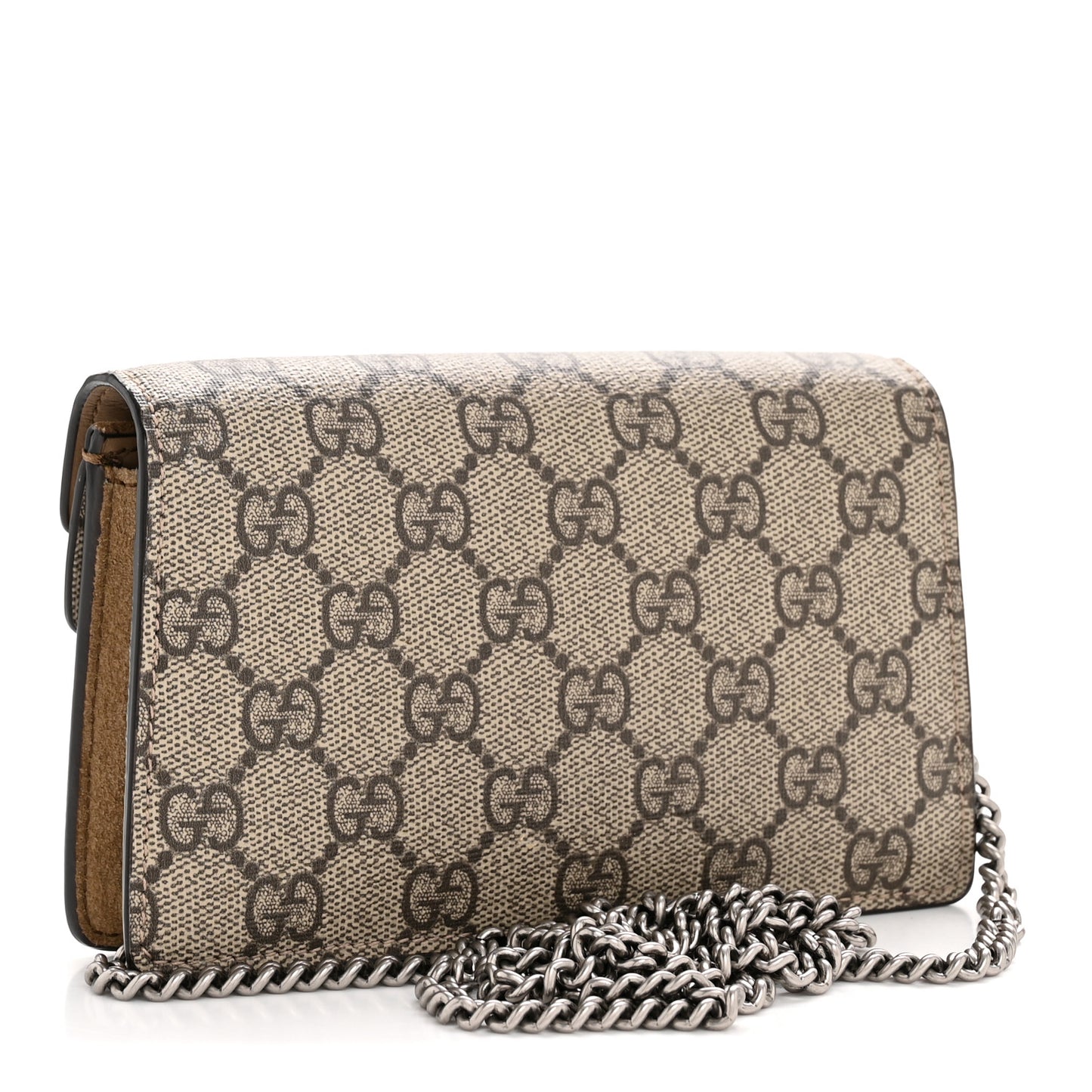GG Supreme Monogram Super Mini Dionysus Shoulder Bag Taupe